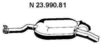TESH 240355 Глушник вихлопних газів кінцевий