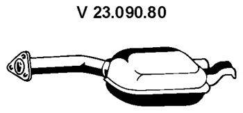 TESH 220345 Середній глушник вихлопних газів