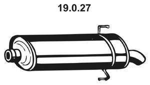 TESH 220531 Глушник вихлопних газів кінцевий