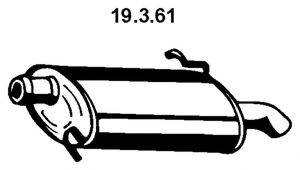 EBERSPACHER 19361 Глушник вихлопних газів кінцевий