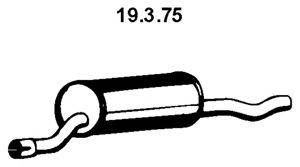 PEUGEOT 1721.85 Передглушувач вихлопних газів