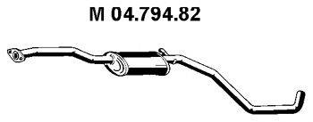 TESH 260143 Середній глушник вихлопних газів