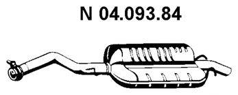 FORD 6860464 Глушник вихлопних газів кінцевий