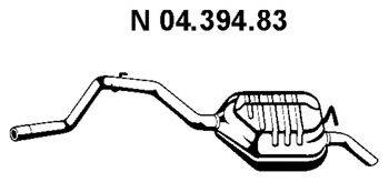 FORD 1011114 Глушник вихлопних газів кінцевий