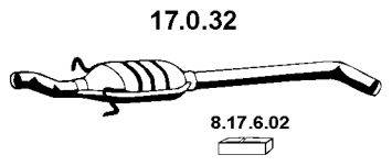 TESH 220661 Середній глушник вихлопних газів
