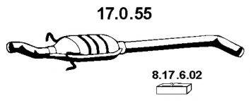 TESH 230742 Середній глушник вихлопних газів