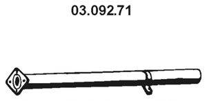 TESH 110371 Труба вихлопного газу