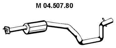FORD 1377427 Середній глушник вихлопних газів