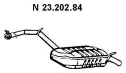 MERCEDES-BENZ 211 490 25 21 Глушник вихлопних газів кінцевий