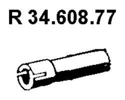 TESH 460059 Труба вихлопного газу