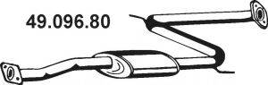 TESH 260636 Середній глушник вихлопних газів