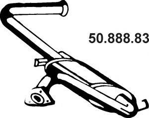 TESH 240063 Глушник вихлопних газів кінцевий
