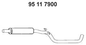 ERNST 155 19 9 Середній глушник вихлопних газів