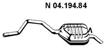 FORD 7016529 Глушник вихлопних газів кінцевий