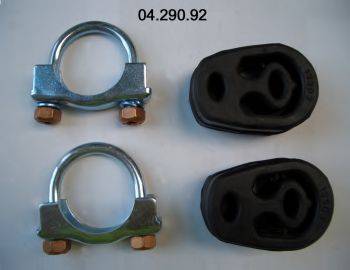 BOSAL 257504 Монтажний комплект, система випуску