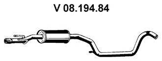 OPEL 5852817 Середній глушник вихлопних газів