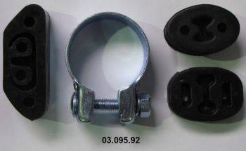BOSAL 257232 Монтажний комплект, система випуску