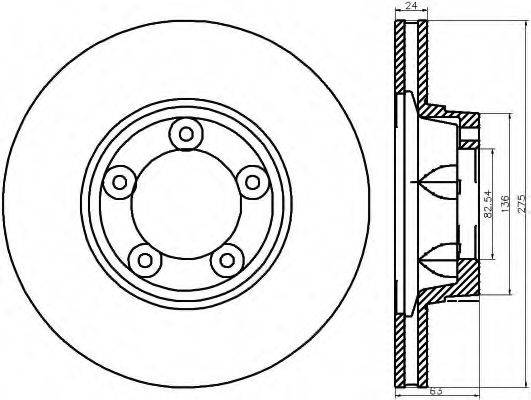 BENDIX 561504 гальмівний диск