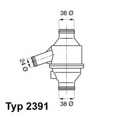 BEHR 6.600.75 Термостат, що охолоджує рідину; Термостат, охолоджуюча рідина