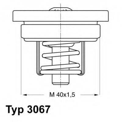 BEHR 6.016.83 Термостат, охолоджуюча рідина