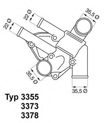 MAHLE ORIGINAL TI19780D Термостат, охолоджуюча рідина