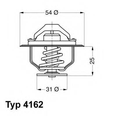 IVECO 6131 8373 Термостат, охолоджуюча рідина