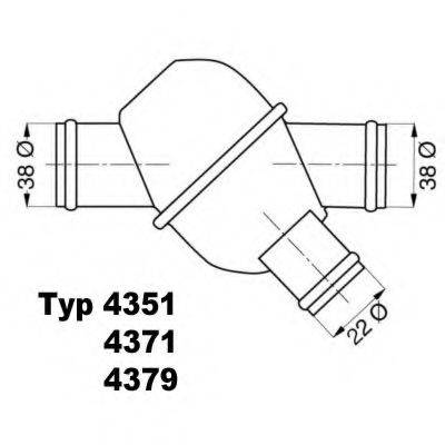 BEHR 2.037.79 Термостат, охолоджуюча рідина