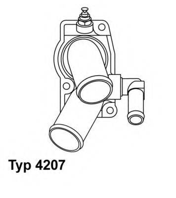 VAUXHALL 91 28 786 Термостат, охолоджуюча рідина
