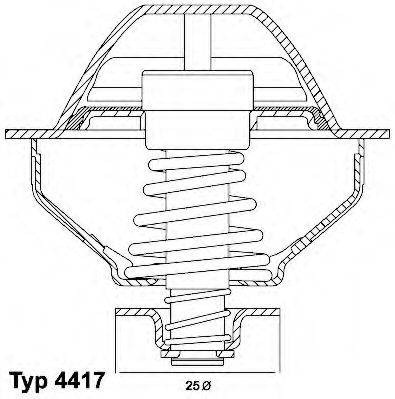 IVECO 504258346 Термостат, охолоджуюча рідина