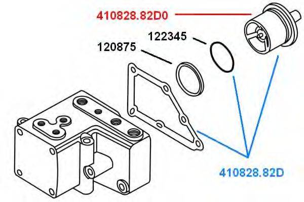 RENAULT TRUCKS 50 00 684 865  Kit Термостат, охолоджуюча рідина