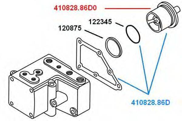 RENAULT TRUCKS 50 00 691 267  Kit Термостат, охолоджуюча рідина