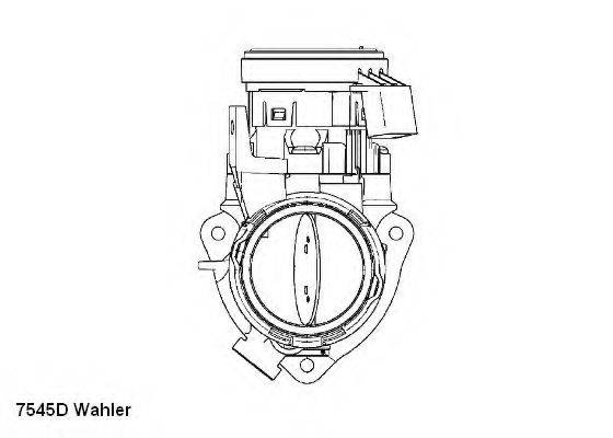 MERCEDES-BENZ 640 090 14 70 Патрубок дросельної заслінки