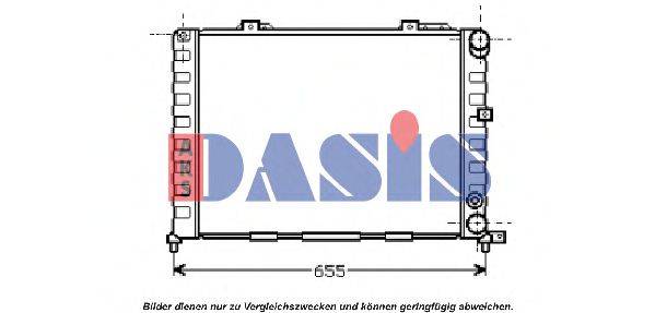 AKS DASIS AL2052 Радіатор, охолодження двигуна