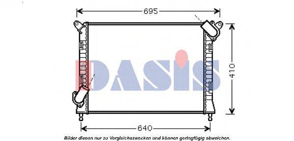 AKS DASIS BW2307 Радіатор, охолодження двигуна