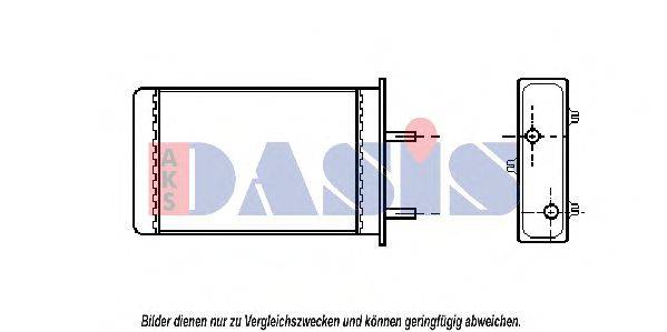 AKS DASIS LC6064 Радіатор, охолодження двигуна
