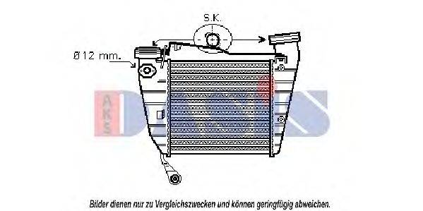 AKS DASIS VW4254 Інтеркулер