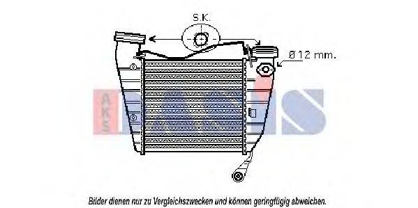 AKS DASIS VW4253 Інтеркулер