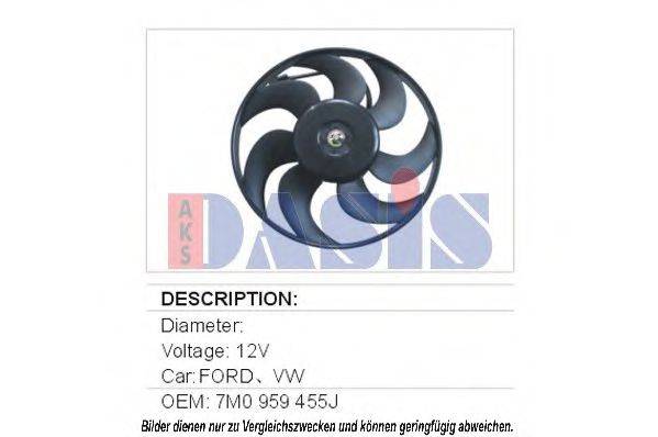 VAG 7M0959455H Вентилятор, охолодження двигуна