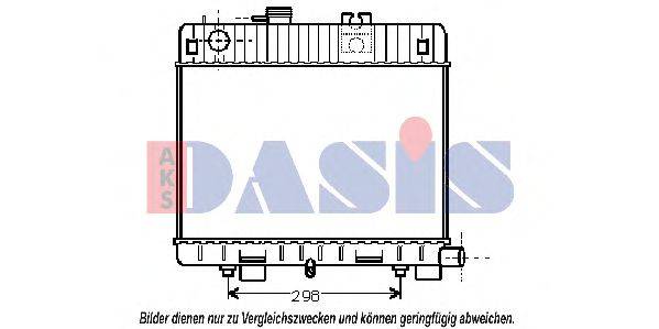 AKS DASIS BW2112 Радіатор, охолодження двигуна