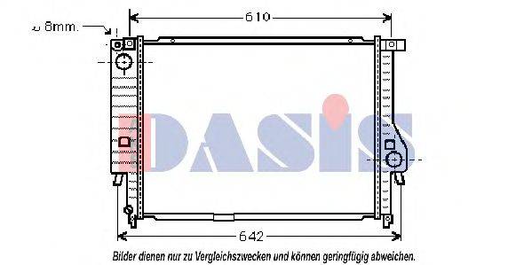 AKS DASIS BW2132 Радіатор, охолодження двигуна
