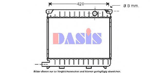 AKS DASIS BW2131 Радіатор, охолодження двигуна
