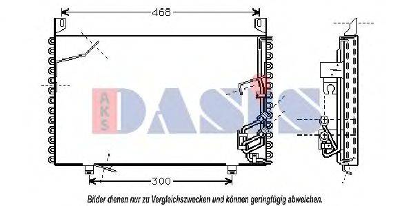 AKS DASIS BW5197 Конденсатор, кондиціонер