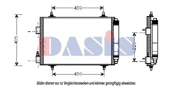 AKS DASIS CNA5192D Конденсатор, кондиціонер