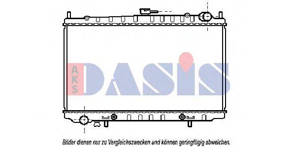 AKS DASIS DN2153 Радіатор, охолодження двигуна