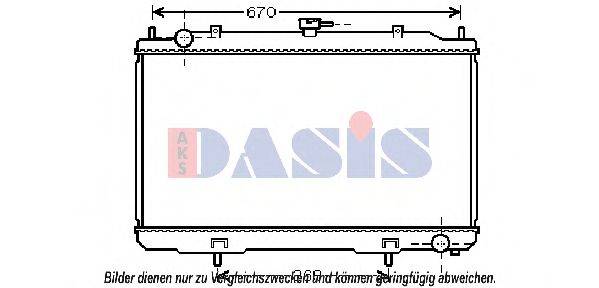NISSAN 214102Y903 Радіатор, охолодження двигуна