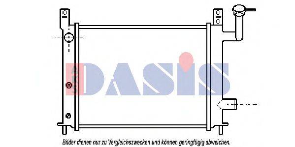 AKS DASIS DN2046 Радіатор, охолодження двигуна