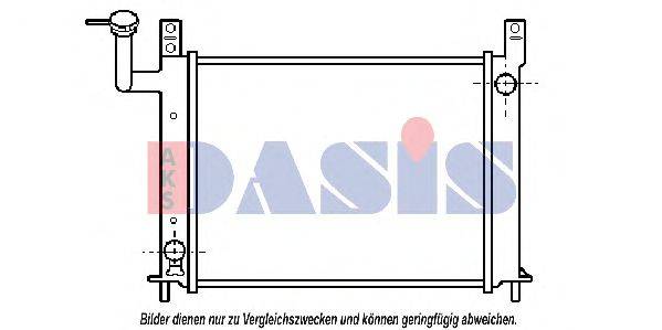 AKS DASIS DN2081 Радіатор, охолодження двигуна