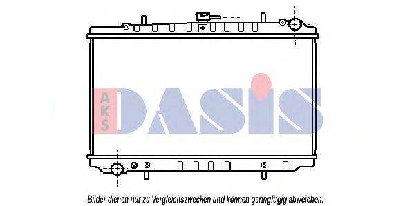 AKS DASIS DN2144 Радіатор, охолодження двигуна