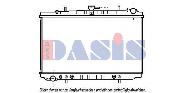 AKS DASIS DN2034 Радіатор, охолодження двигуна