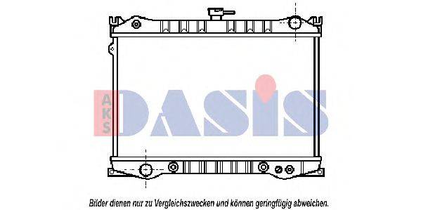 AKS DASIS DN2065 Радіатор, охолодження двигуна